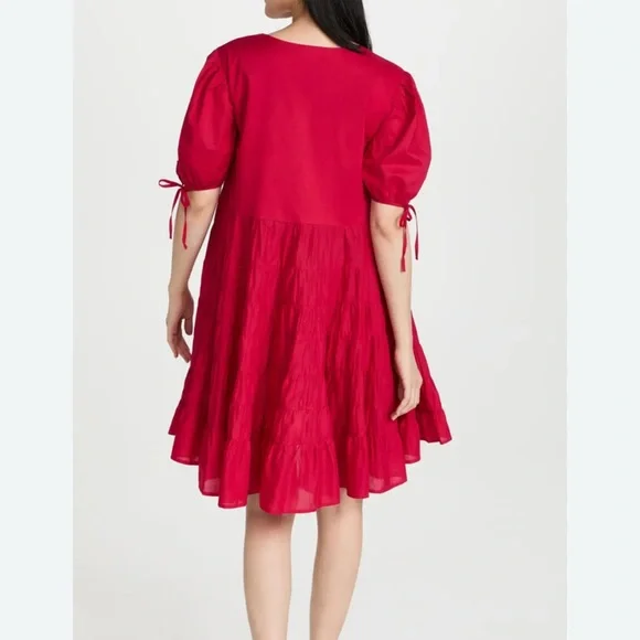 EUC ❤️ Merlette Swing Dress in Red ❤️ Large ❤️ - Picture 3 of 6